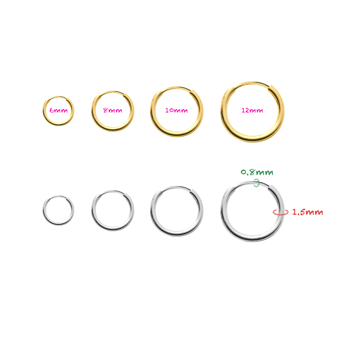 Titanium Hinged Hoop