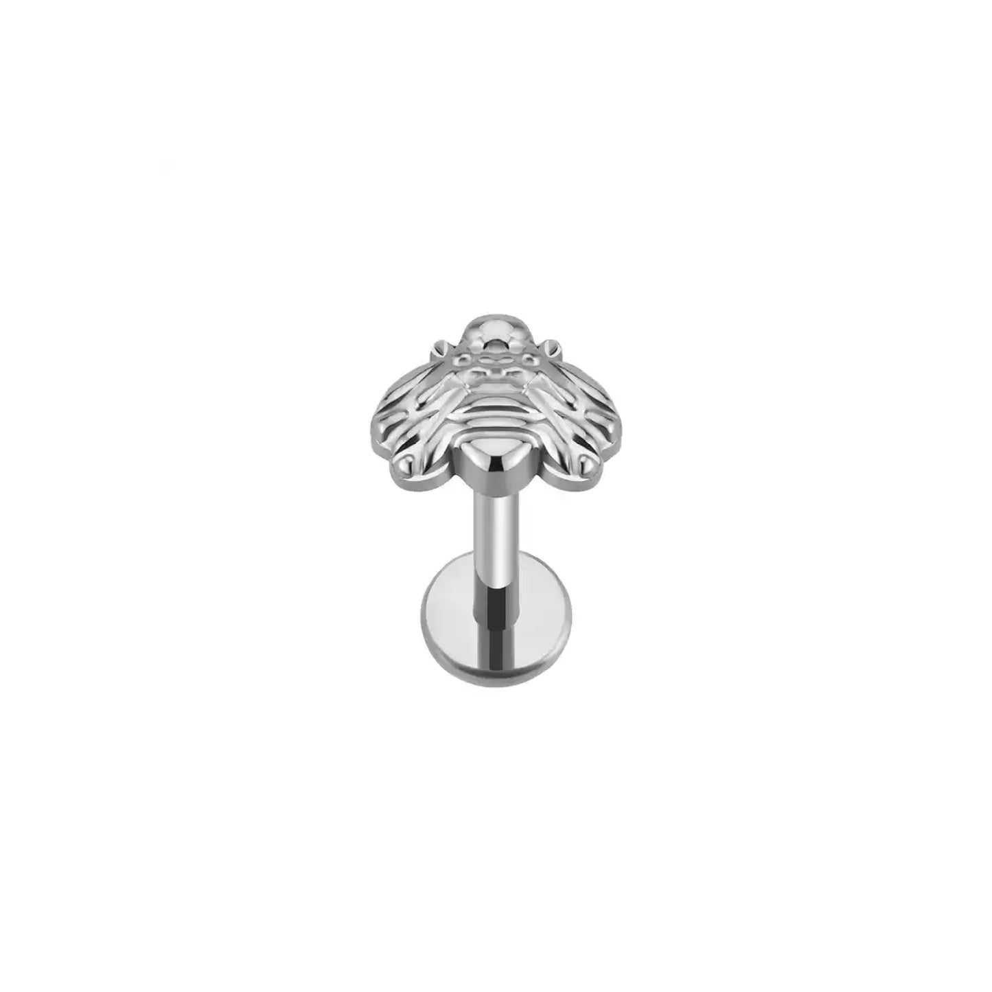 Buzzing Bee Titanium Flatback Earring