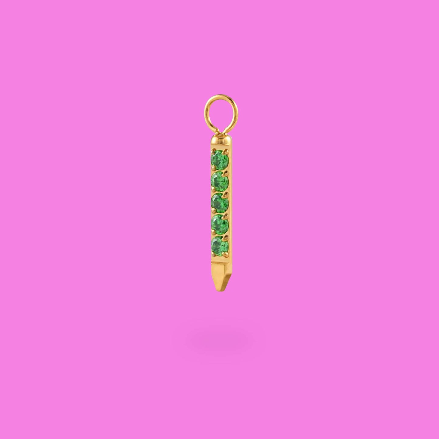 CZ Spike Charm