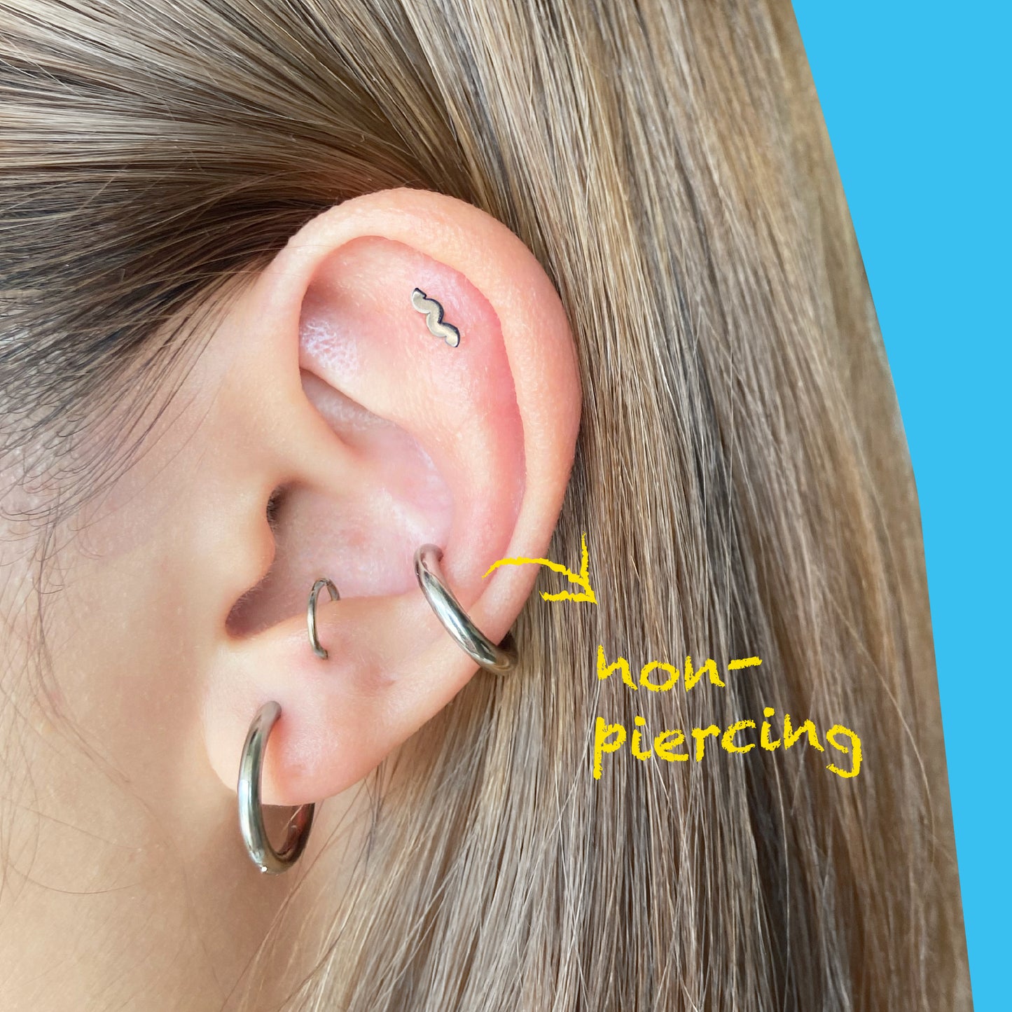 Chunky Titanium Ear Cuff