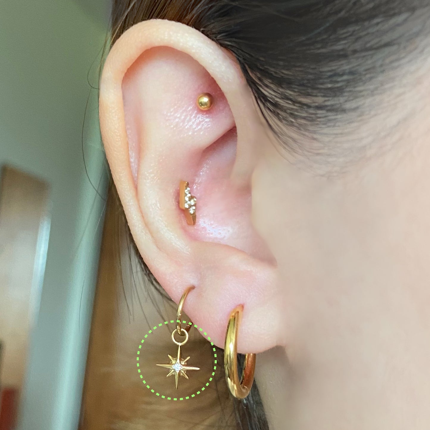 PiJi CZ Star Charm