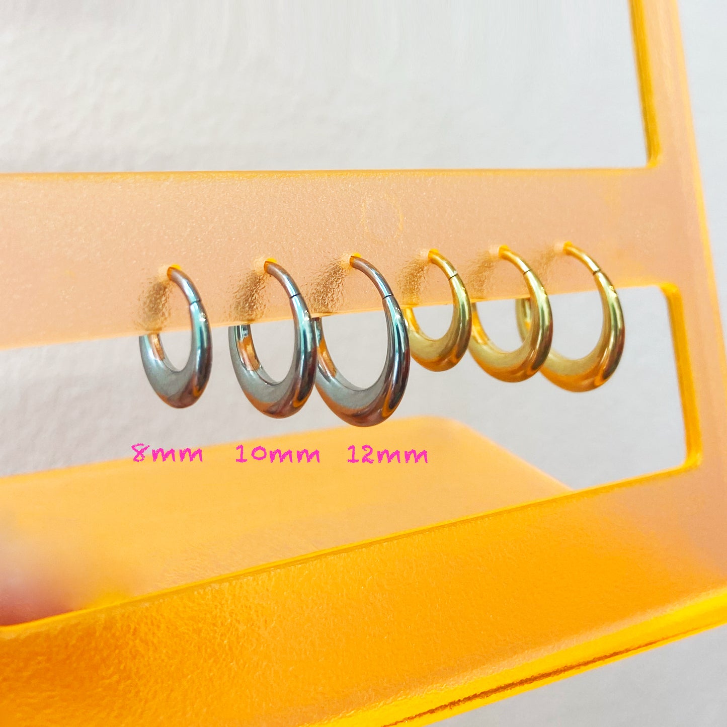Titanium Puff Clicker Hoop