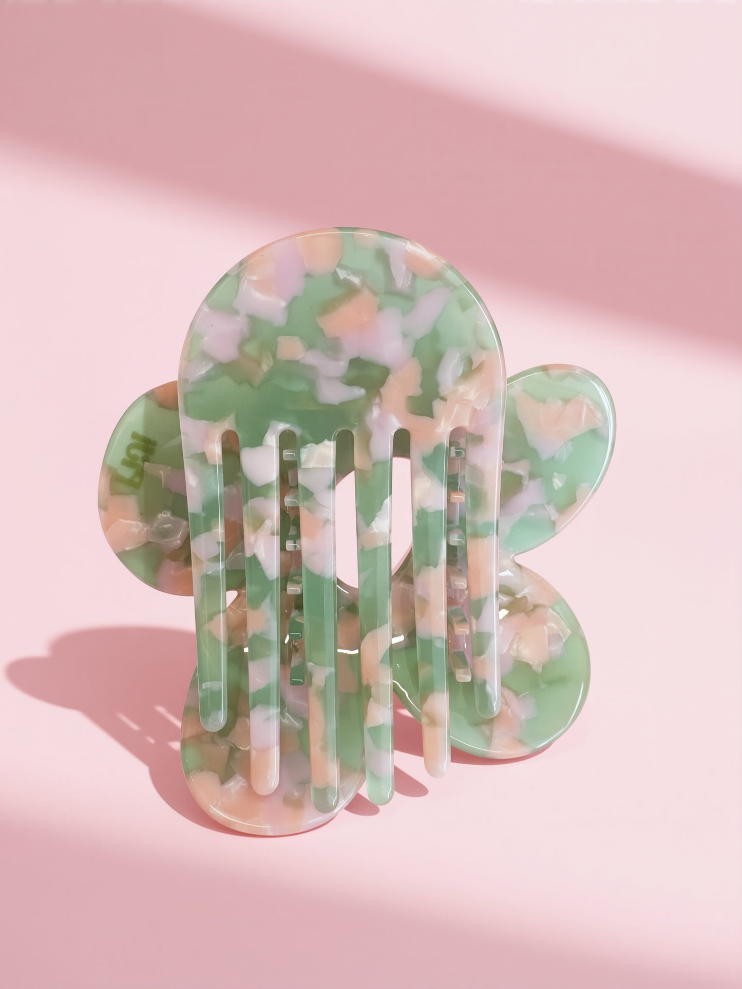 Flower Flat Claw Clip