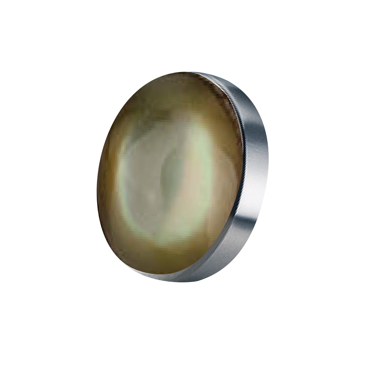Natural Stones & Shells Cabochon Titanium Flatback Earring