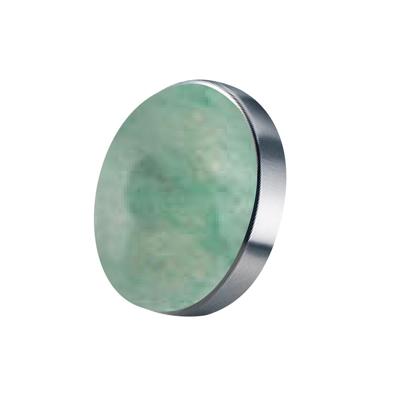 Natural Stones & Shells Cabochon Titanium Flatback Earring